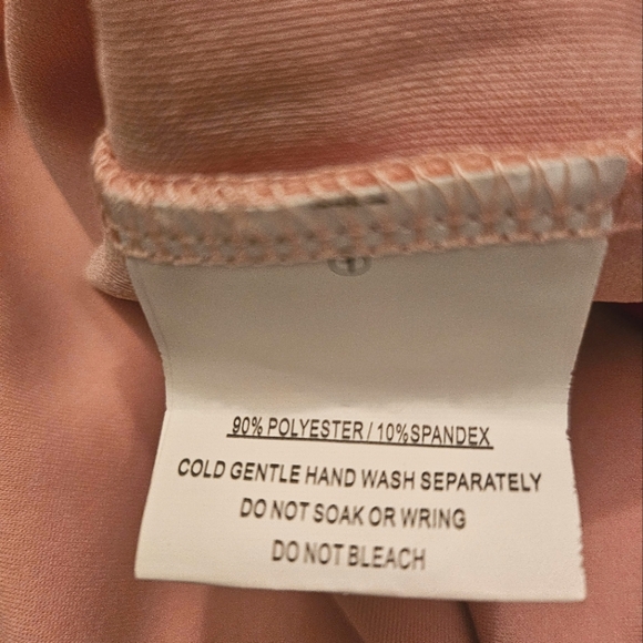 NWT ~ Here Comes The Sun Blush Pink Fitted Bodice Midi Cocktail Dress, Size M - Picture 10 of 12